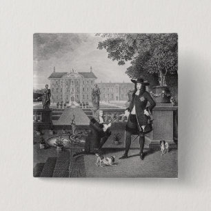 John Rose the King's Gardener 15 Cm Square Badge