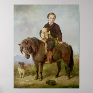 John Samuel Bradford as a boy Poster