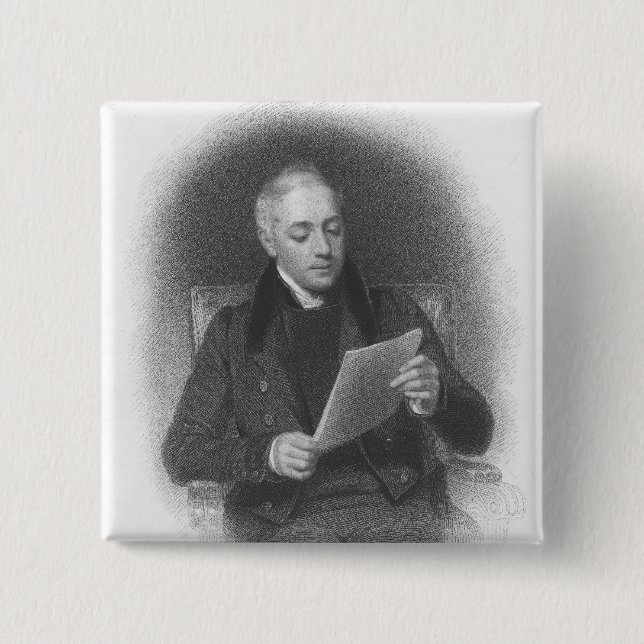 John Samuel Murray 15 Cm Square Badge (Front)