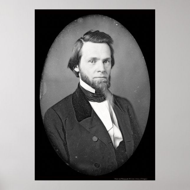 John Sherman Ohio Daguerreotype 1846 Poster (Front)