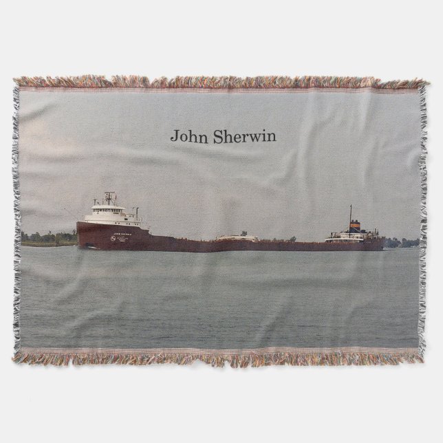 John Sherwin woven blanket (Front)