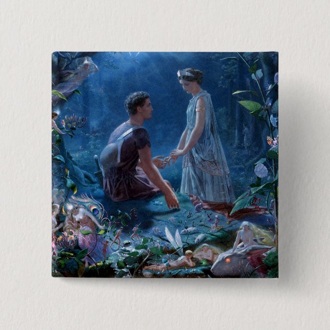 John Simmons: A Midsummer Night's Dream 15 Cm Square Badge (Front)