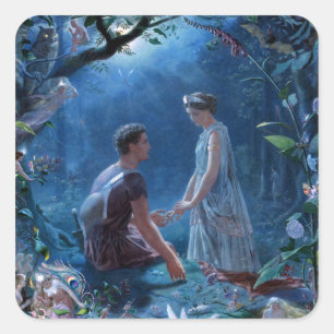 John Simmons: A Midsummer Night's Dream Square Sticker