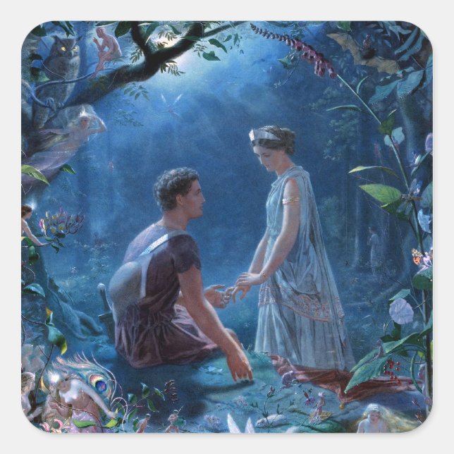 John Simmons: A Midsummer Night's Dream Square Sticker (Front)