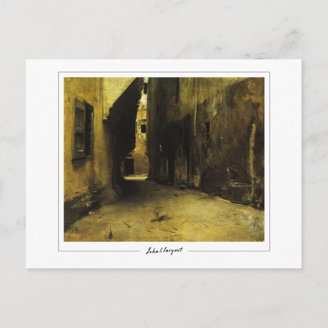 John Singer Sargent #337 - Fine Art Postcard (Front)
