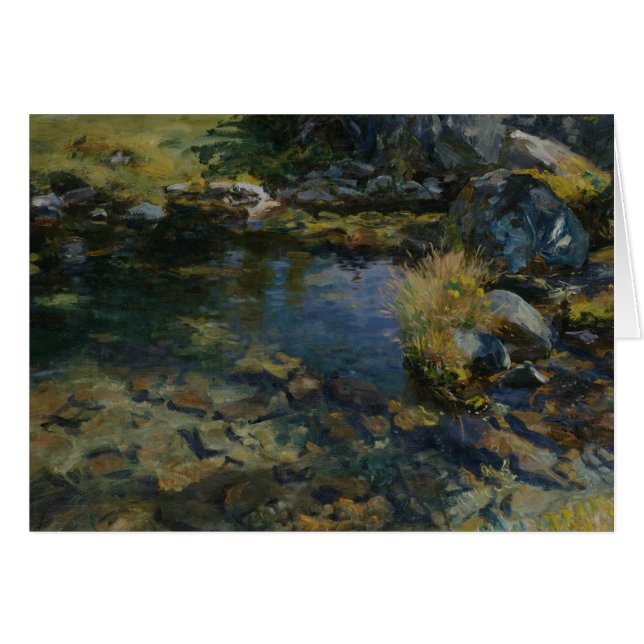 John Singer Sargent - Alpine Pool (Front Horizontal)