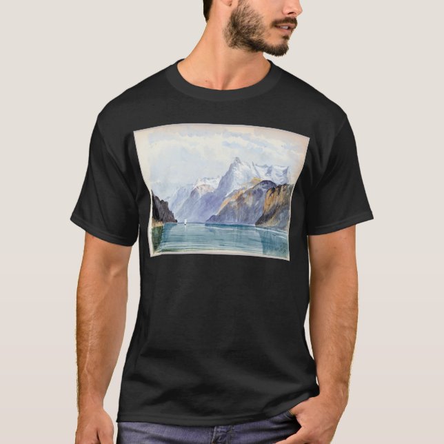 John Singer Sargent Bay of Uri, Brunnen T-Shirt (Front)