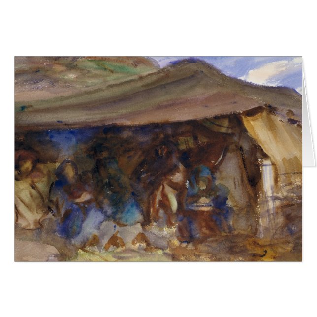 John Singer Sargent - Bedouin Tent (Front Horizontal)