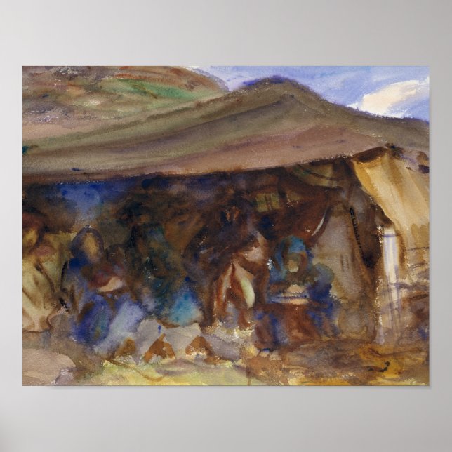 John Singer Sargent - Bedouin Tent Poster (Front)