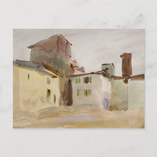 John Singer Sargent - Borgo San Lorenzo Postcard (Front)