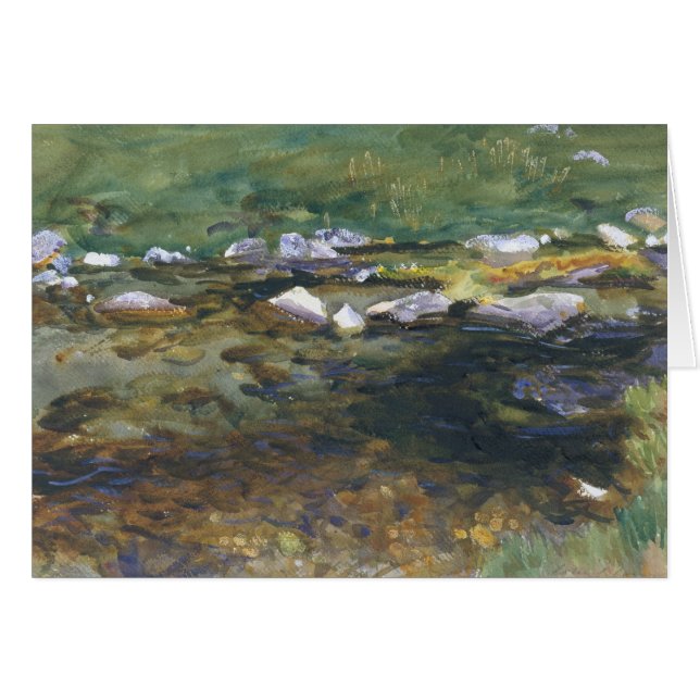 John Singer Sargent - Brook and Meadow (Front Horizontal)