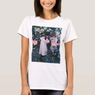 John Singer Sargent Carnation Lily Lily Rose T-Shirt