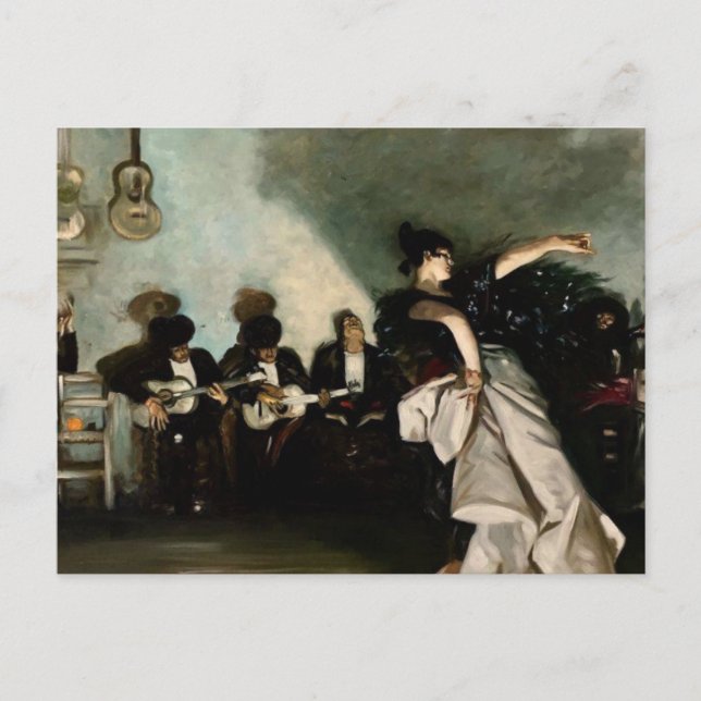 John Singer Sargent- El Jaleo Postcard (Front)