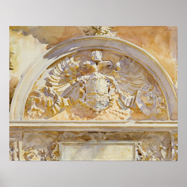 John Singer Sargent - Escutcheon of Charles V Poster (Front)