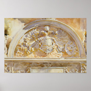John Singer Sargent - Escutcheon of Charles V Poster