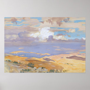 John Singer Sargent - From Jerusalem Poster