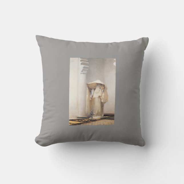 John Singer Sargent- Fumee d'Ambre Gris Cushion (Front)