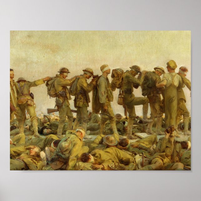 John Singer Sargent - Gassed Poster (Front)