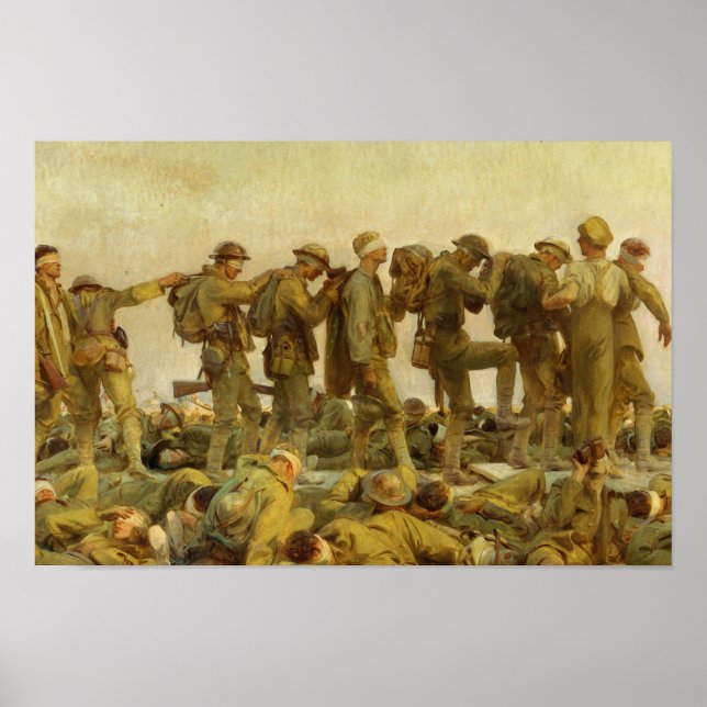 John Singer Sargent - Gassed Poster (Front)