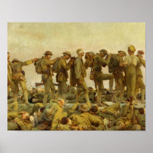 John Singer Sargent - Gassed Poster