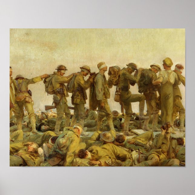 John Singer Sargent - Gassed Poster (Front)