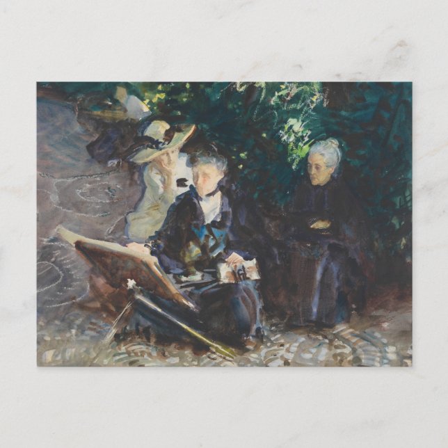 John Singer Sargent - In the Generalife Postcard (Front)