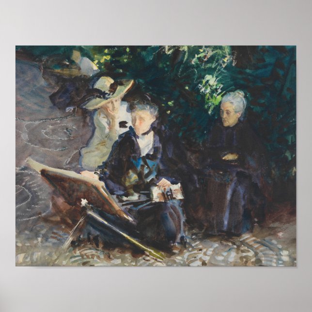 John Singer Sargent - In the Generalife Poster (Front)