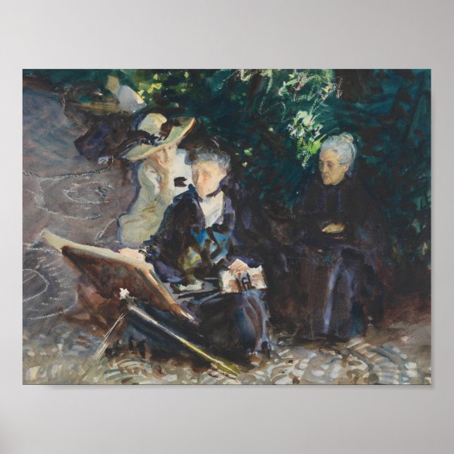 John Singer Sargent - In the Generalife Poster (Front)