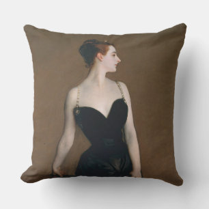 John Singer Sargent Madame X Classic Portrait Cushion