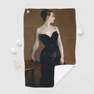 John Singer Sargent Madame X Classic Portrait Golf Towel