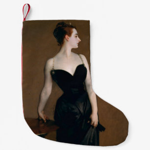 John Singer Sargent Madame X Classic Portrait Small Christmas Stocking