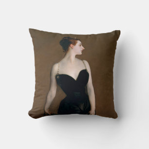 John Singer Sargent Madame X Portrait Moody Cushion