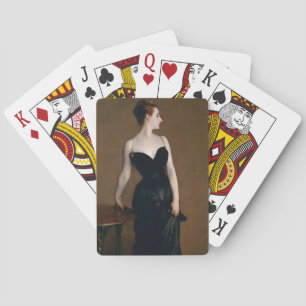 John Singer Sargent Madame X Portrait Moody Playing Cards