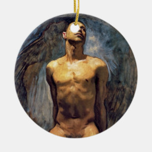 John Singer Sargent - Male Study Ceramic Tree Decoration