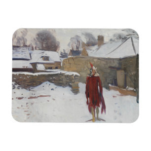 John Singer Sargent - Mannikin in the Snow Magnet