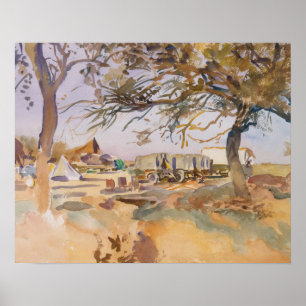 John Singer Sargent - Military Camp Poster