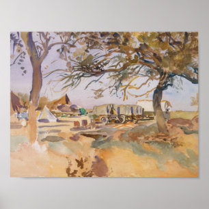 John Singer Sargent - Military Camp Poster