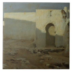 John Singer Sargent - Moorish Buildings in Ceramic Tile