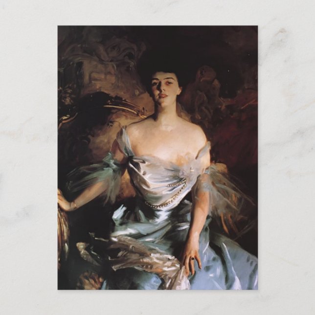John Singer Sargent- Mrs. Joseph E. Widener Postcard (Front)