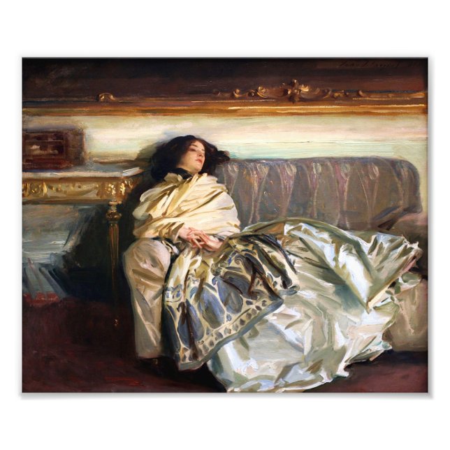 John Singer Sargent Nonchaloir Print (Front)