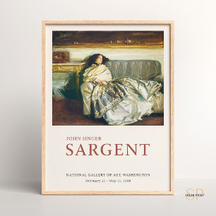 John Singer Sargent Nonchaloir Repose Painting Art Poster