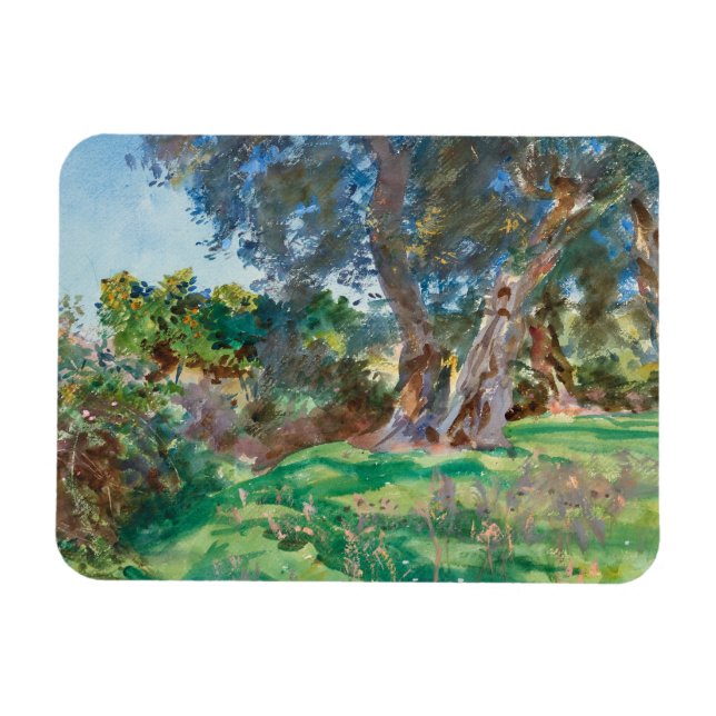 John Singer Sargent - Olive Trees, Corfu Magnet (Horizontal)