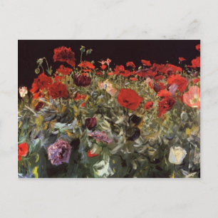 John Singer Sargent- Poppies Postcard