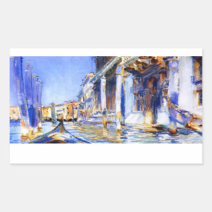 John Singer Sargent Rio dell’Angelo Venice Rectangular Sticker