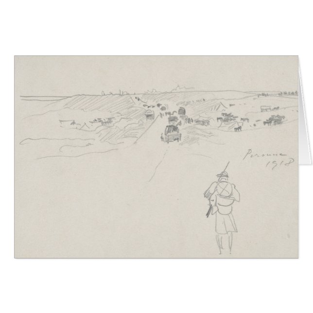 John Singer Sargent - Road at Peronne (Front Horizontal)
