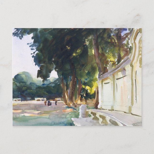 John Singer Sargent - Spanish Midday, Aranjuez Postcard (Front)