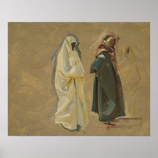 John Singer Sargent - Study of Two Bedouins Poster (Front)