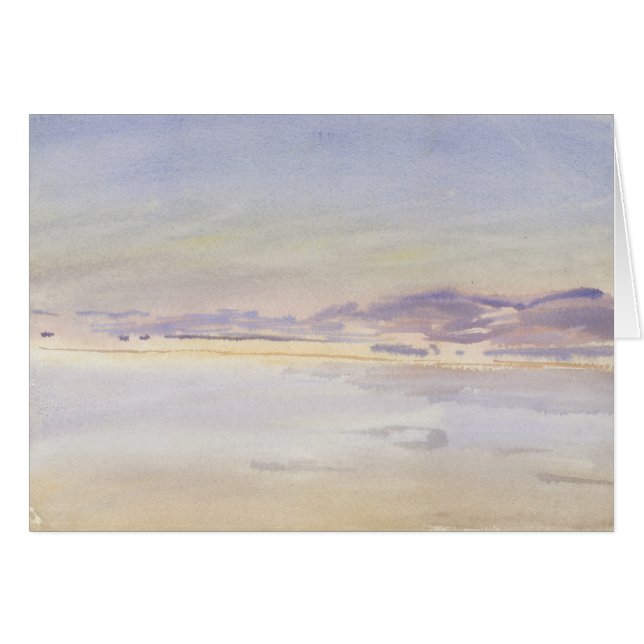 John Singer Sargent - Sunset at Sea (Front Horizontal)