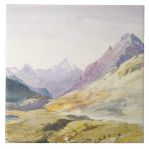 John Singer Sargent - Switzerland 1869 Sketchbook Ceramic Tile
