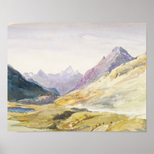 John Singer Sargent - Switzerland 1869 Sketchbook Poster